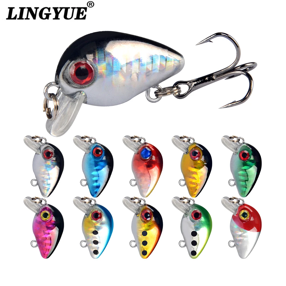 Promotion ! 1pcs Small Crank Bait Fishing Crankbaits 26mm 1.6g Hard Wobblers Pesca Fishing