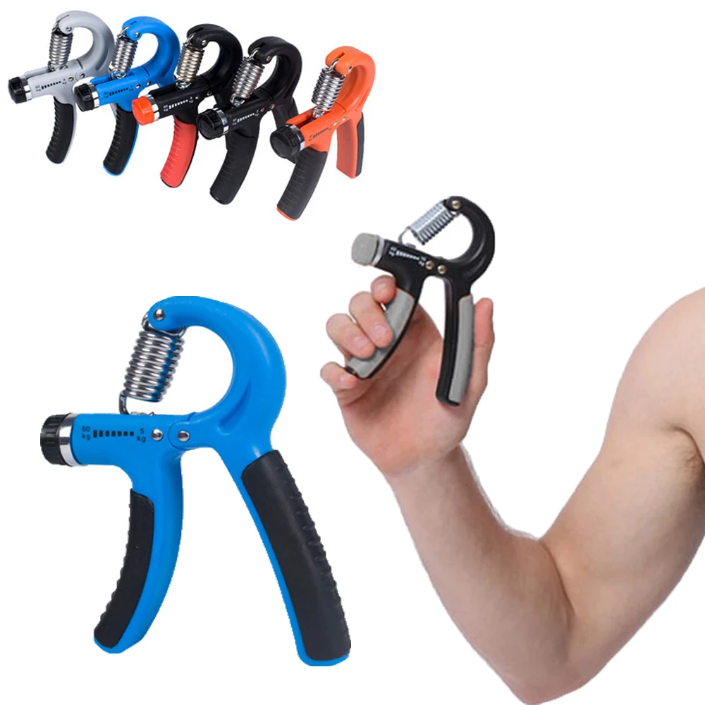 

5-60 Kg Adjustable Hand Grip Strengthener Heavy Gripper Fitness Wrist Finger Muscle Training Arm Exercise Pinch Carpal Expander