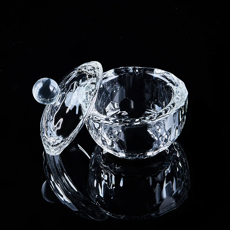 Мульти форма стекло ногтей Хрустальная чаша чашка Dappen Блюдо Arcylic держатель для пудры контейнер дизайн ногтей маникюр салон Инструменты