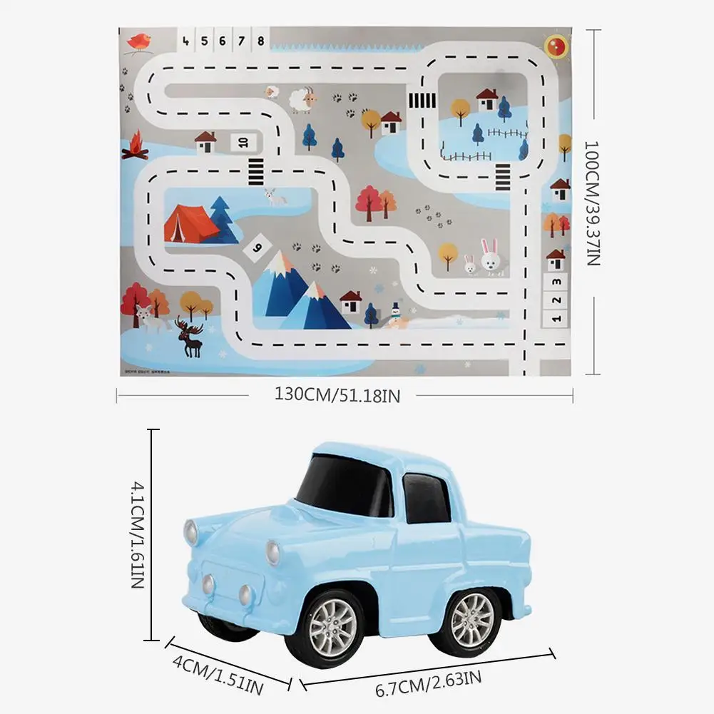 Children Traffic Parking Lot Map Game Pad Play Mat Car Carpet With Road For Children Game Pad Games Mat Children Plat Mats