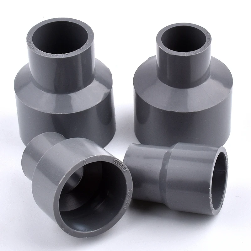 PVC Straight Reducing Connectors Water Pipe Connector For Garden Irrigation Aquarium 1Pcs 63mm 75mm 90mm plastic pipe connector water pipe connector pipe connector water pipe fitting irrigation pipe fitting garden water connector plastic pipe fitting