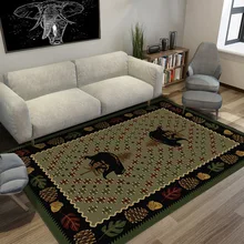 Alfombra marroquí para sala de estar, alfombra Vintage para dormitorio, alfombras americanas, sofá, mesa de café, alfombra, alfombra étnica para sala de estudio