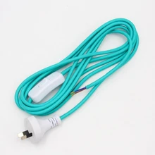 SAA Австралия Новая Зеландия силовые шнуры с кнопочным переключателем 3 метра текстильный тканевый кабель