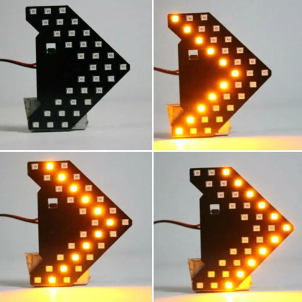 1 шт. светодиодсветодиодный лампа для зеркала заднего вида 12 В DC 33SMD 7000K|Сигнальная