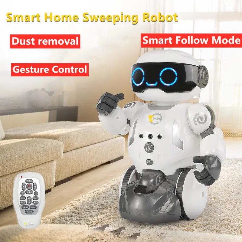 Remote Control Intelligent Sweeping Robot Can Dust Removal Obstacle