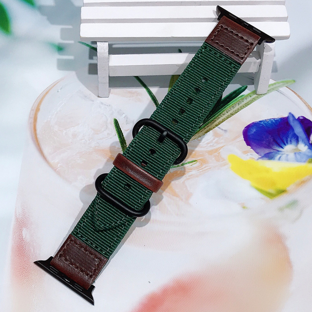 Sport Nylon Strap for Apple Watch Band 6 5 4 3 2 1 SE Nylon 44mm 40mm 42mm 38mm Bracelet for iWatch Apple Accessories