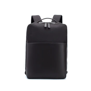 

Simple Portable PU Laptop Backpack Men Weekend Travel BackPack Lightweight Business Bagpack SchAool Bags For Teenage Mochila