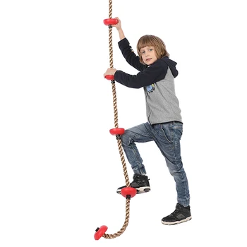 

Kids Climbing Rope for Swing Set Rope Ladder Outdoor Tree Backyard Playground Equipment