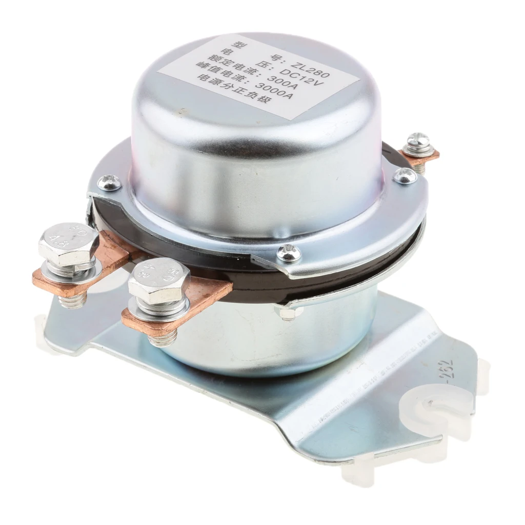 300A Automotive Starter Relay Battery Disconnect Isolator Switch Solenoid