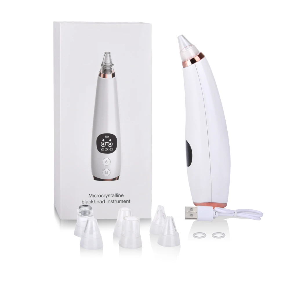 

Vacuum Pore Cleaner Deep Pore Acne Pimple Removal Blackhead Remover Nose T Zone Face Vacuum Suction Beauty Skin Care Home Tool