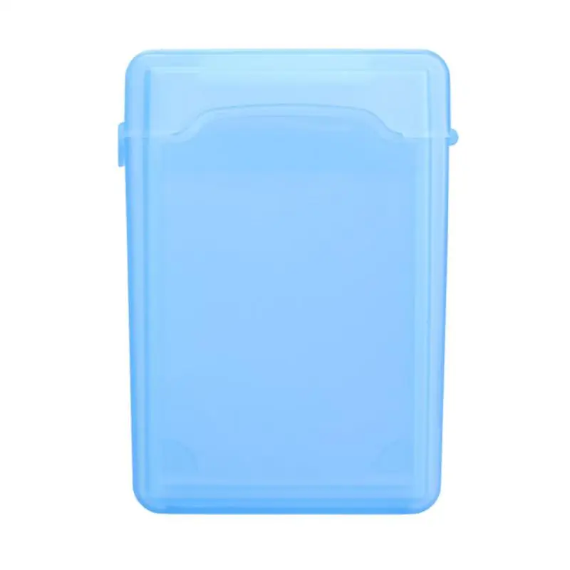 blue 3,5 дюймов IDE SATA HDD носитель чехол внешний жесткий диск коробка для хранения корпус SSD, HDD Чехлы высокого качества - Цвет: blue