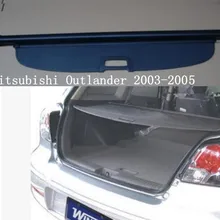 Высококачественный Автомобильный задний багажник защитный лист для багажника экран щит тенты Крышка для Mitsubishi Outlander 2003 2004 2005 2006