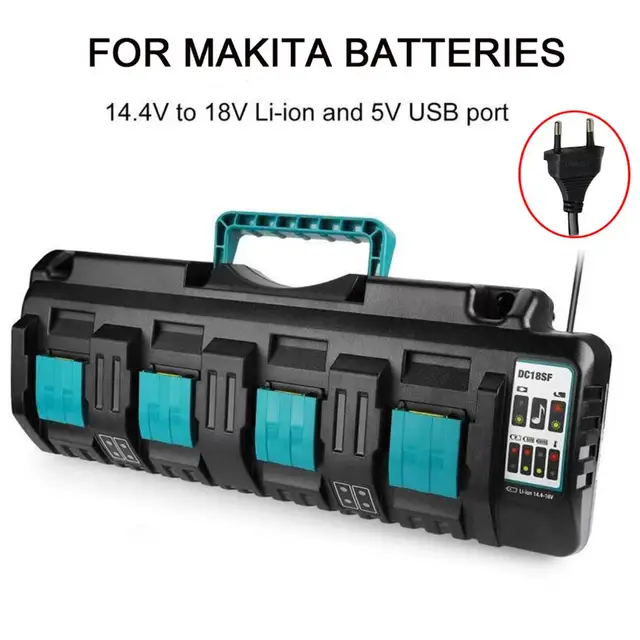 4a Double Li-ion Battery Charger Dc18rd 