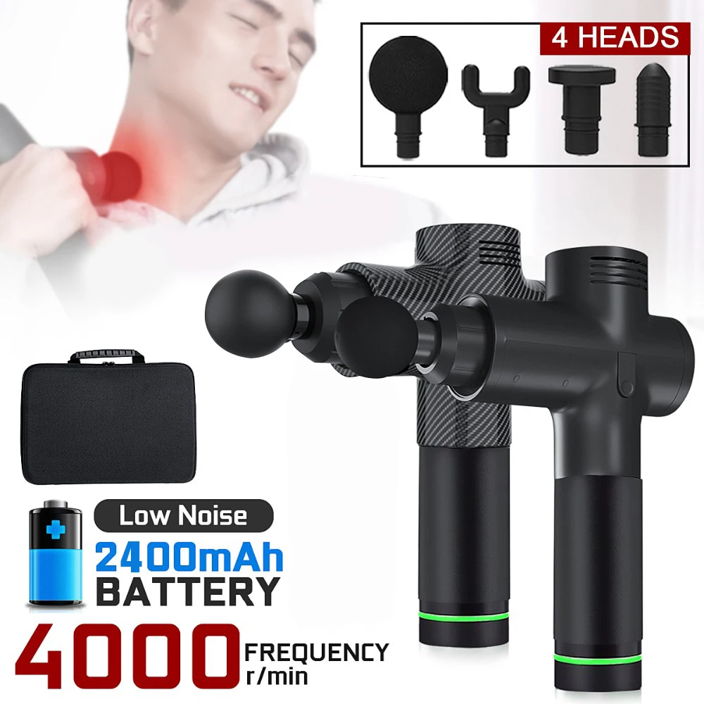 

Myofascial Physiotherapy Instrument Mute Touch Screen Fascia Sport fitness Massage Gun Electric Warp Film Impact Relax Massager