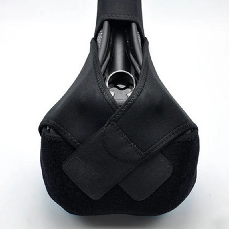 Силиконовая велосипедная седло дышащая подушка сиденья для велосипеда покрытие мат силиканое гелевое седло велосипедные аксессуары Запчасти-синий