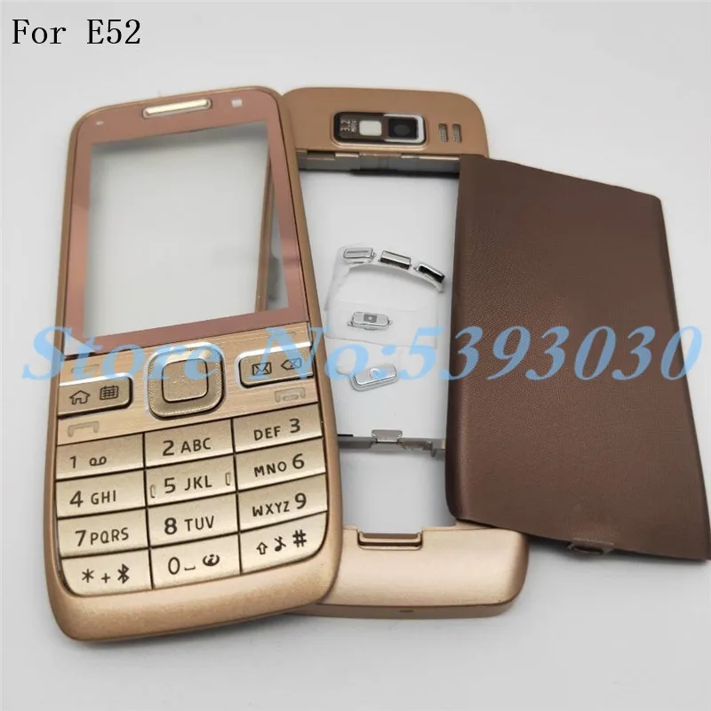 Новый корпус для Nokia E52 задняя крышка аккумулятора с английской клавиатурой +