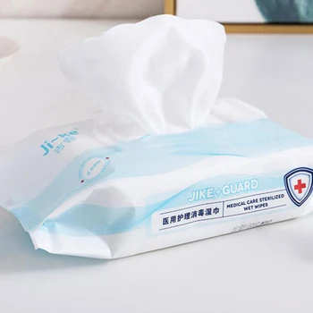 

10Pcs Portable Disinfection Antiseptic Pads Alcohol Swabs Wet Wipes Skin Cleaning Care Sterilization First Aid Cleaning Tiss