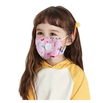 

3pcs Children Mascarillas Kids Facecover Cotton Outdoor Cartoon Printed Facecover Scarf Mascherine Girls Boys Safety FaceCover