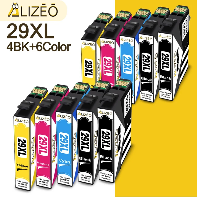 4Pcs Ink Cartridges, Inkjet Cartridge Printer Accessories, with 4 Color of  Black Cyan Magenta Yellow, for XP 235 XP 245