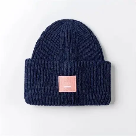 AC Studios Smiling face Beanie Skull Caps knitted Cashmere Eye Warm Couple Lovers Acne Hats Tide Street Hip-hop Wool Cap Adult 15