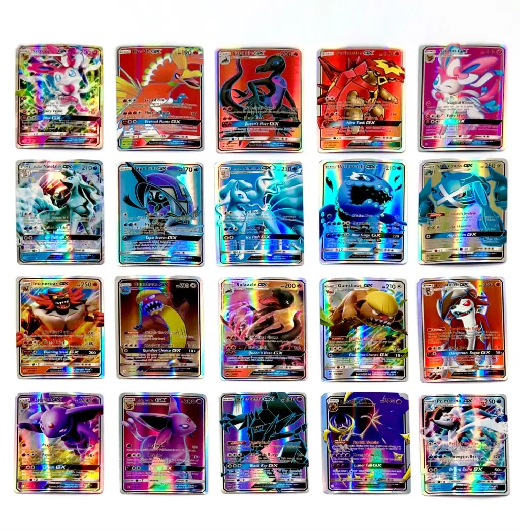 Tarjeta de pokemon Vmax para niños, tarjeta GX Tag Team EX Mega Shinny, juego de batalla, juguete de intercambio, TAKARA TOMY, papel de cartas, novedad de 2020