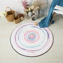 Богемный ковер для гостиной, круглый ковер, нескользящий коврик для помещений, коврик для гостиной, Детский ковер для детской комнаты, коврик для спальни