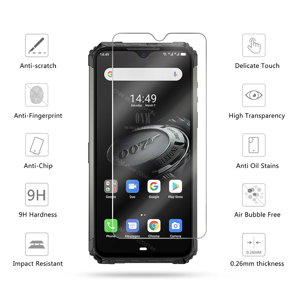 10 шт. закаленное стекло для Ulefone Armor 7E 7 6S 6E 5S X5 Защитная пленка экрана X5|Защитные