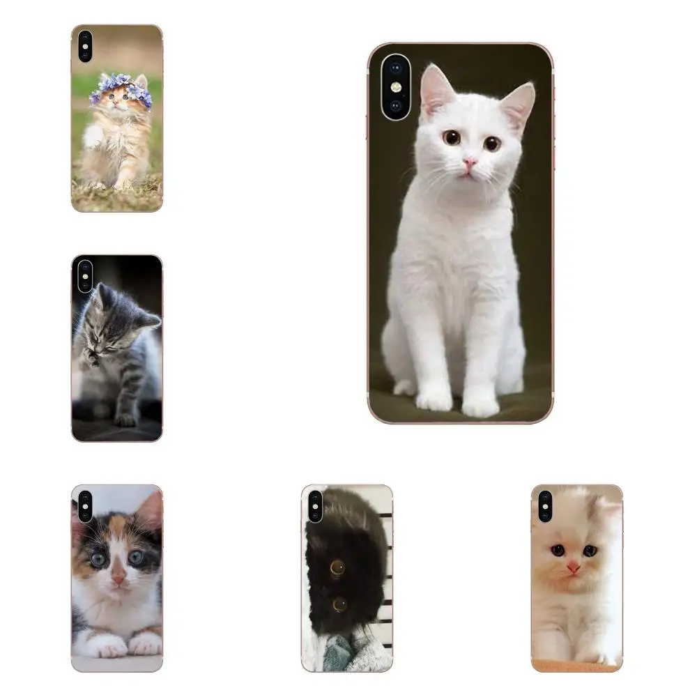For Huawei Honor 4C 5A 5C 5X 6 6A 6X 7 7A 7C 7X 8 8C 8S 9 10 10i 20 20i Lite Pro Soft Capa Cover Case Little Kitten Cute Cat | Мобильные
