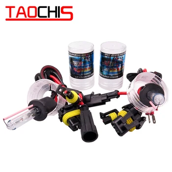 

Taochis 12V 35W H3 HID Xenon Replacement Lights Car Auto Headlight 3000K 4300k 5000k 6000k 8000K 10000K 12000K Pink Xenon Bulb