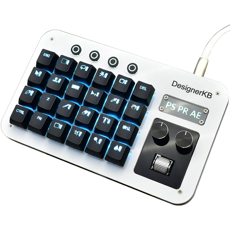 Photoshop Hot Key Macro Programming Keyboard For Ps Pr Designer Office Drawing Audio Video Clips Keyboards Aliexpress