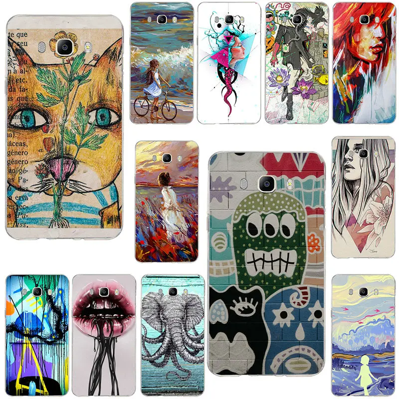 Мягкие чехлы для Samsung Galaxy Note 2 3 4 5 8 9 10 A10 A20 A30 A40 A50 A60 A70 A80 A90 Pro граффити слон Осьминог
