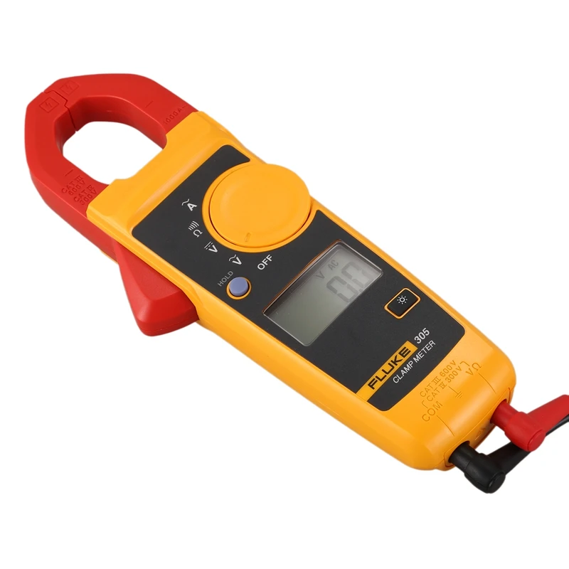 Горячая XD-Fluke 305 цифровой клещи Dmm электрический Ac/Dc Амперметр Напряжение тока мультиметр F305