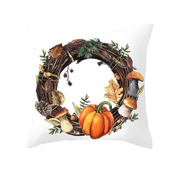 

Fall Halloween Pumpkin Pillow Cover 45x45cm Room Waist Throw For Home goods Cushion Cover Pillowcase Polyester