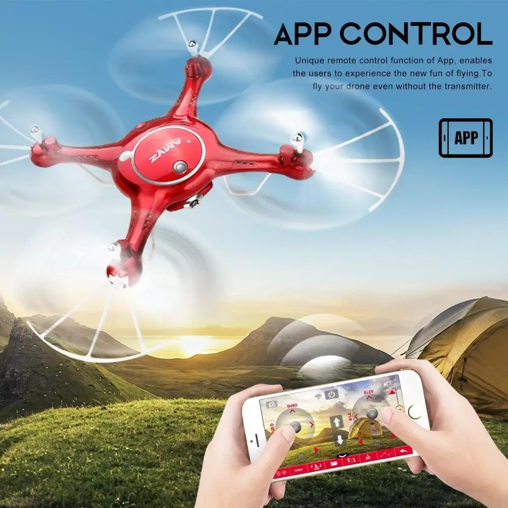 SYMA X5UW Дрон с WiFi камерой HD 720P передача в реальном времени FPV Квадрокоптер 2,4G 4CH RC вертолет Дрон Квадрокоптер