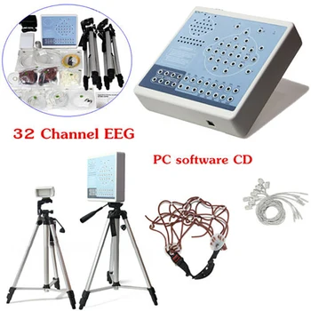

KT88-3200 Digital 32 Channel EEG Machine Brain electric Activity Mapping System PC Software Analyzer Monitor +2 Tripods