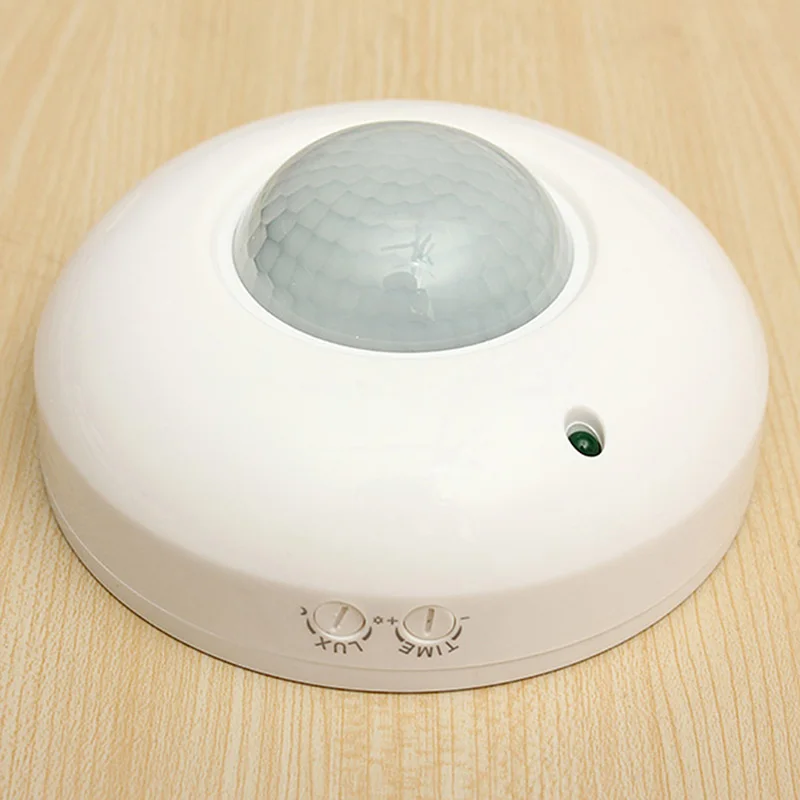 HUXUAN 220-240V AC PIR Motion Sensor Switch 360 Degree IR Infrared Human Body Indction Sensor Light Control Detector Module 50HZ