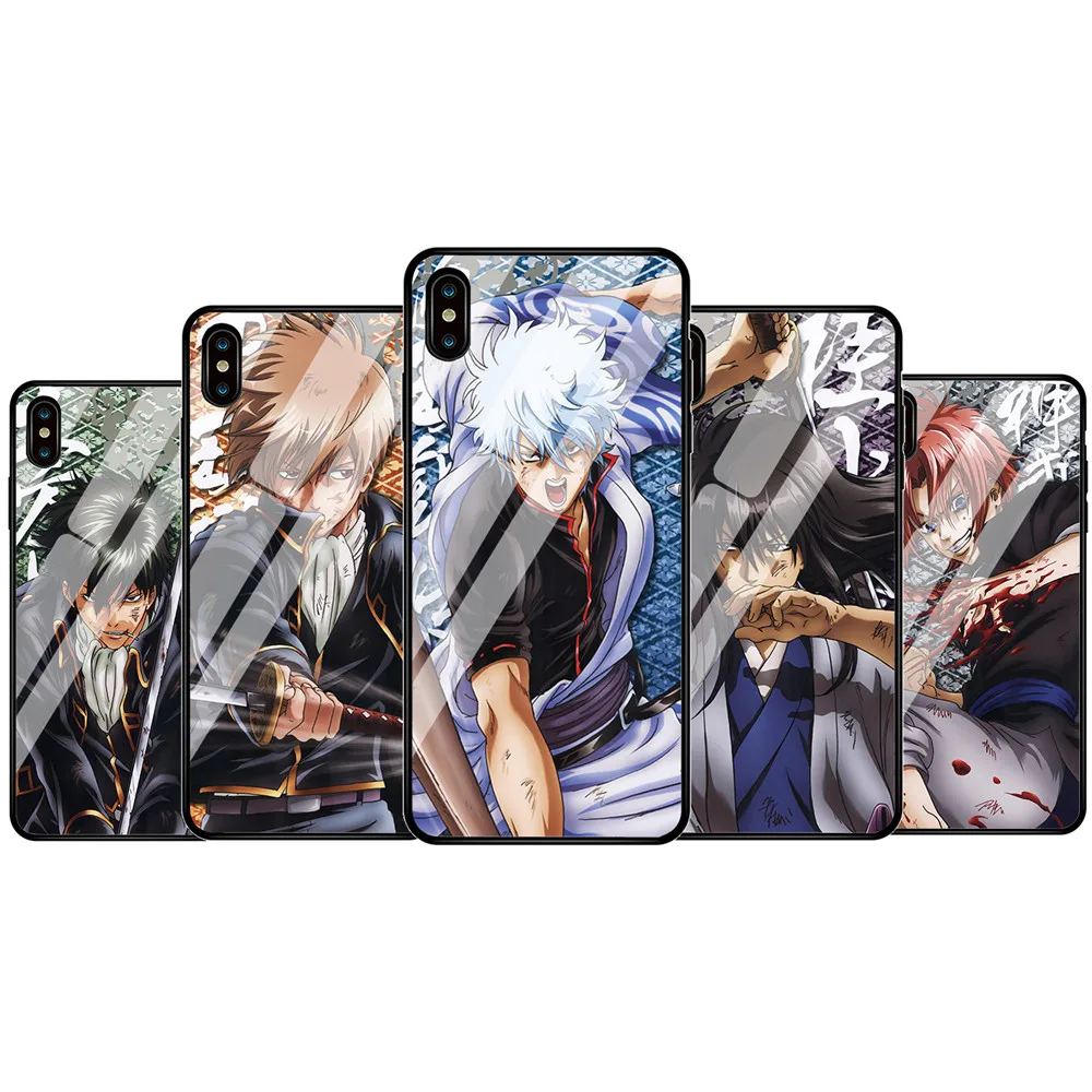 Gintama Silver Soul Anime Für iPhone 7/8 Plus X/XS XR Max Case Hülle Schutzhülle 