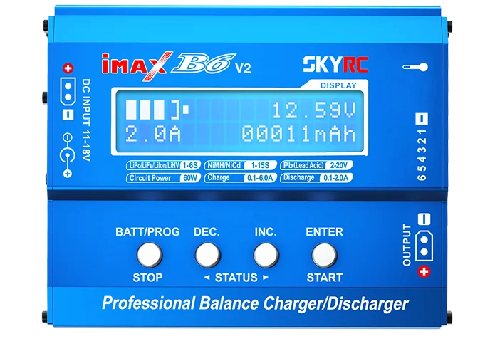 SKYRC IMAX B6V2 цифровой RC Lipo NiMh зарядное устройство