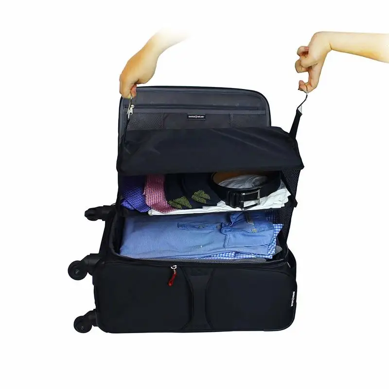 

2019 New Portable Luggage System Suitcase Organizer Small Packable Hanging Travel Shelves Packing Cube Organizer Cloth Organizer