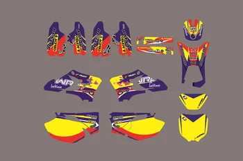 

For Yamaha WR450F/250F 05-06 3M stickers decals Free Custom numbers name For Yamaha WR450F WR250F 2005 2006 WRF250 WRF450 250WRF