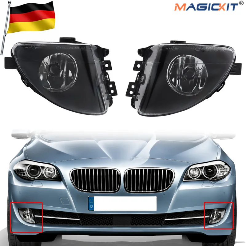 Пара противотуманных фар MagicKit для 11 13 BMW 5 Series F10 F11 528i 530i 535i|Абажуры| |