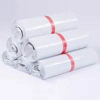 50pcs/Lot White Courier Bag Express Envelope Storage Bags Mailing Bags Self Adhesive Seal PE Plastic Pouch Packaging 24 Sizes 1