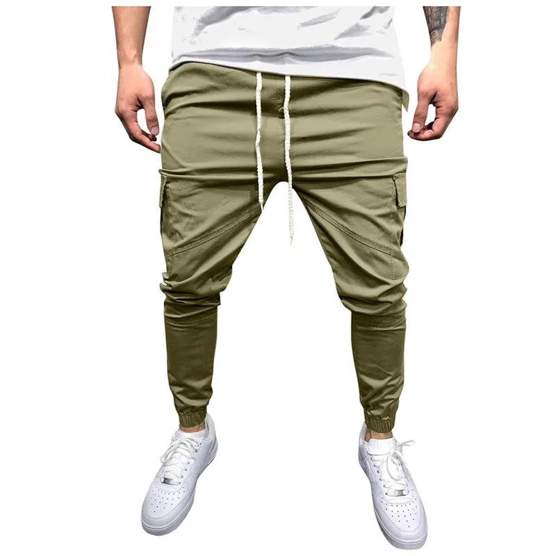 Men Slim Fit Striped Pencil Pants Urban New Trousers Male Fashion Sid Strip Casual Joggers Stylish Long Drawstring |