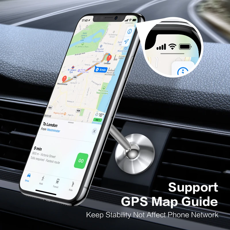 FLOVEME Magnetische Auto Telefon Halter Langen Abschnitt Für iPhone 11 7 8 X Armaturenbrett-halter