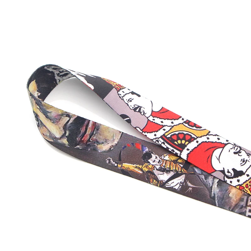 CA188 Фредди Меркьюри брелок Lanyards держатель удостоверения личности ID карта пропуск мобильный телефон USB бейдж держатель ключевой ремень 1 шт