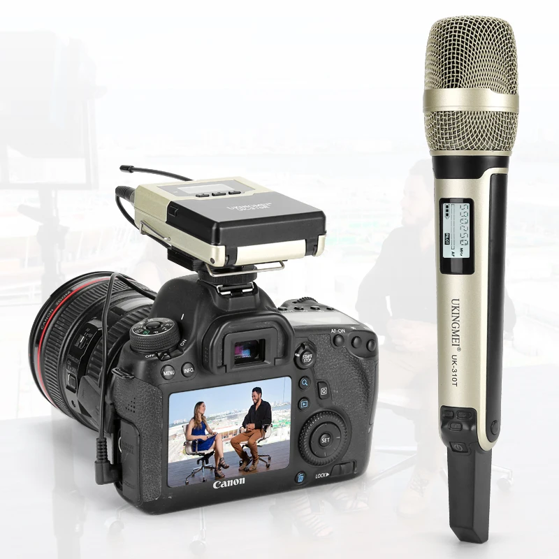 Wireless Handheld Microphone For Camera Outdoor Recording, Interview, Video Shooting, Dv Microphone - Microphones - AliExpress