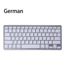 Russian/Spanish/Korean  Bluetooth-compatible  Wireless Keyboard for Tablet/Laptop/Smartphone