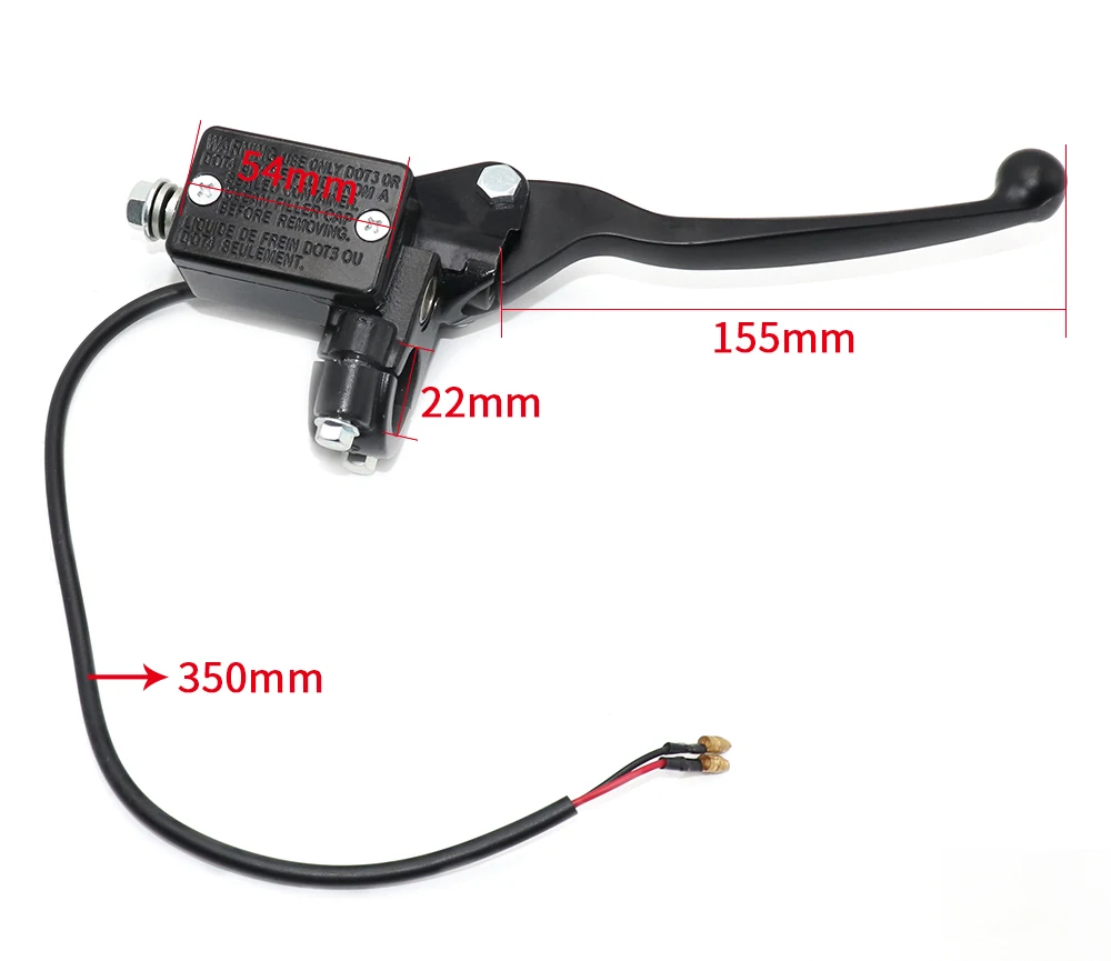 Motorcycle Dirt Pit Bike Front Master Cylinder Hydraulic Brake Lever Right For Scooter Front Brake Pumps Lever