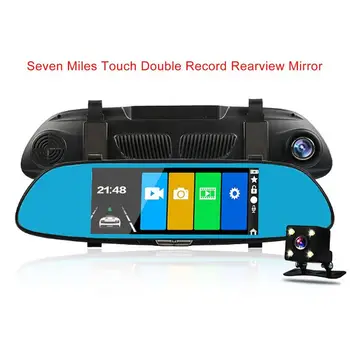 

7inches HD 1080P Dual Lens Car DVR Vehicle Rearview Mirror Camera Recorder Dash Cam Mirror Digital Video Recor