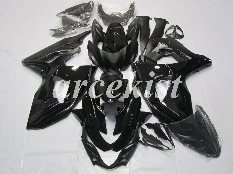 ABS Обтекатели комплект подходит для suzuki GSX-R1000 K9 2009 2010 2011 2012 2013 09, 10, 11, 12, 13, 14, 15, 16 лет корпус черного цвета